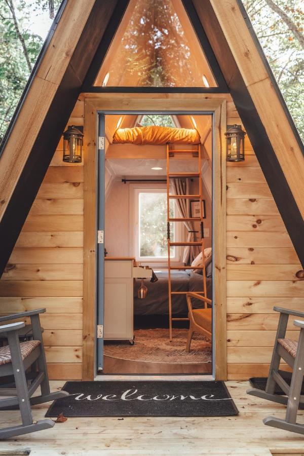 Blue Brambler Glamping A-Frame Apartment Rockbridge Exterior photo