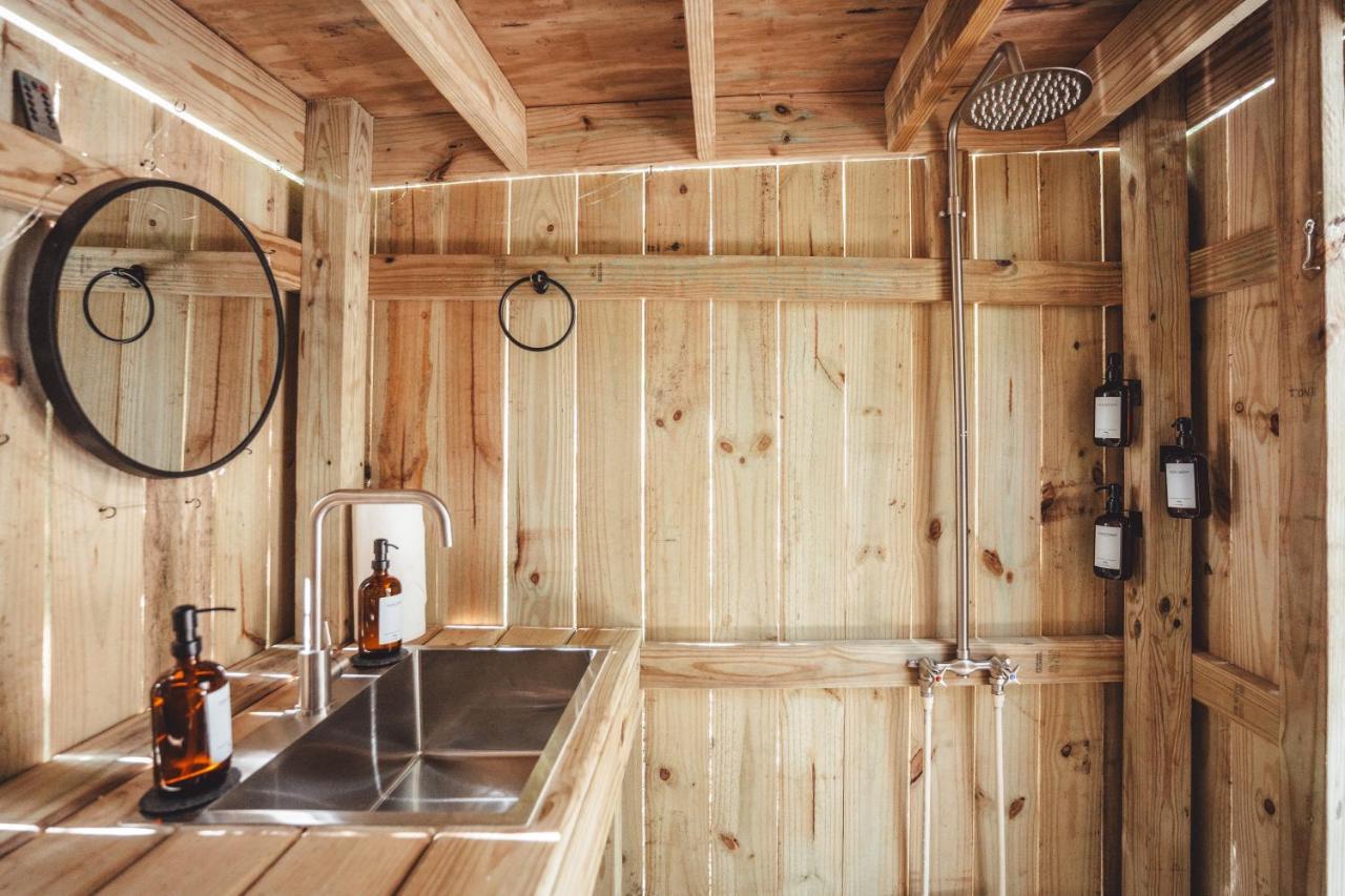 Blue Brambler Glamping A-Frame Apartment Rockbridge Exterior photo