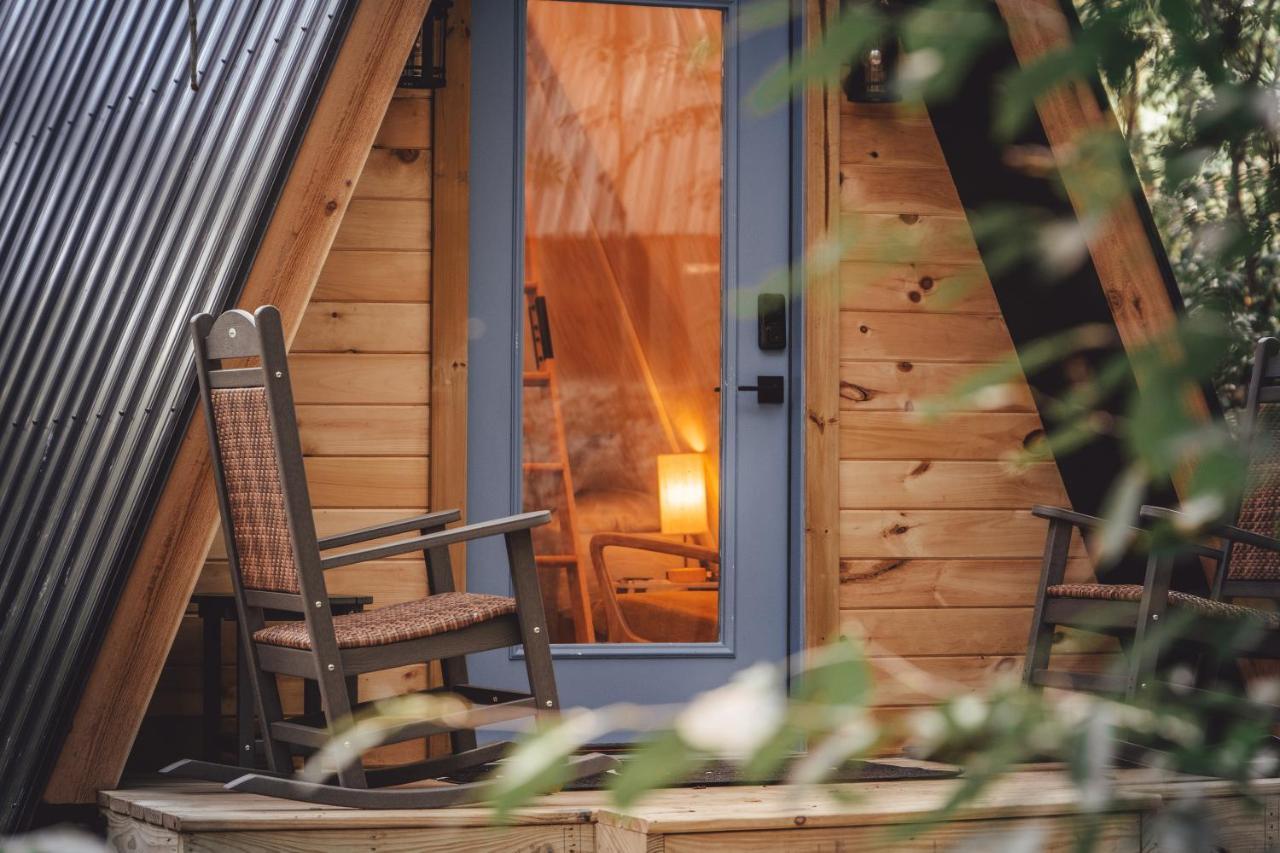 Blue Brambler Glamping A-Frame Apartment Rockbridge Exterior photo