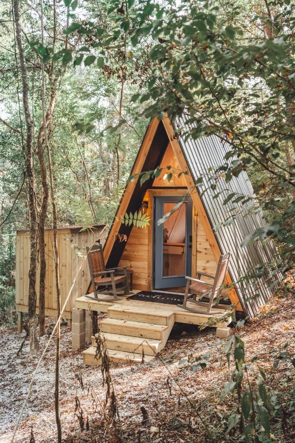 Blue Brambler Glamping A-Frame Apartment Rockbridge Exterior photo