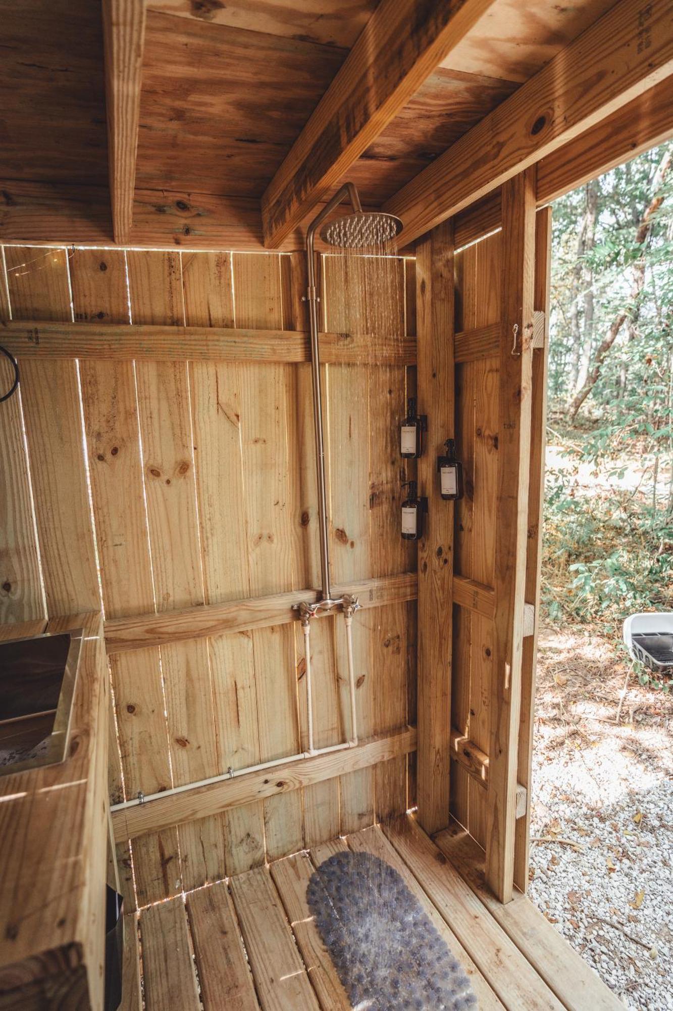 Blue Brambler Glamping A-Frame Apartment Rockbridge Exterior photo